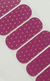 Jamberry ICY PEONY POLKA, 1/2 sheet