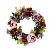 Christmas 1Pc Faux Flower Garland Wedding Party Backdrop Artificial Peony