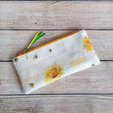 Zipper Pouch - Pretty Pencil Case, Accessory Bag, Reusable Zipper Bag, Purse Organizer, Student Present, Sunglass Bag, Gift for her
