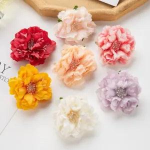 Artificial Garland Wreaths Peony Flowers For Garden Home Wedding Decor 10 Pieces