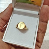 Birth Flower Ring ? Floral Signet Ring ? VALENTINES DAY GIFTS ? Personalized Jewelry ? Silver, Gold and Rose Gold ? Gift for Mom ? X-mas Day
