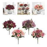 Artificial Peony Flowers Bridal Flower Bouquet Table Centerpiece Ornament