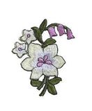 #5148 Lily of the Valley Flower Bouquet Embroidery Iron On Applique Patch