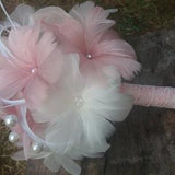 Bridal bouquet, Feather bouquet, Ivory/rose bouquet, Feather flowers, Gatsby Wedding, Alternative bouquet, Brooch bouquet, Bridesmaids