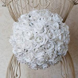 Rose Pearl & Crystal Diamante Bride Bouquet, Wedding Bouquet, Bridal Flowers,  Handmade - 3 sizes