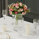 PINK 4 Bouquets 12" Silk Mini Ranunculus Artificial FLOWERS Party Decorations