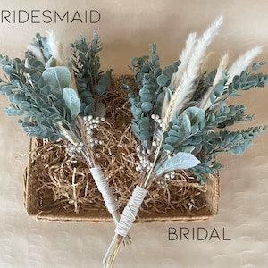 Bridesmaid Bouquet, Wedding Bouquet, Floral Arrangement, Boho, Natural, Simple, Greenery