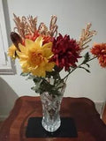 Dried Real Flower in real crystal vase