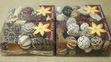 Natural Dried Wicker Moss Rattan Wood Twig Decorative Decor Balls Flowers Leaves