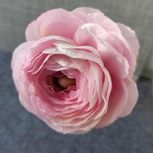 Pink ranunculus, Bride bouquet of ranunculi, Real touch ranunculus for vase, Gorgeous decor, Faux realistic flower,Artificial Home decor