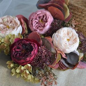 Autumn Roses, Fall Roses, Dried flowers, Fall Rose Bouquet, Fall Gift, Fall Home Decoration, Artificial Roses, Silk flowers, Silk Rose