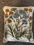 Carnation Dianthus Flower Decorative Pillow Small