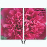 January Birth Month Flower Carnation Wrapped Cover Fully Wrapped Lined Journal