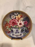 Porcelain Plate Peonies Coleccion Isabel Collection