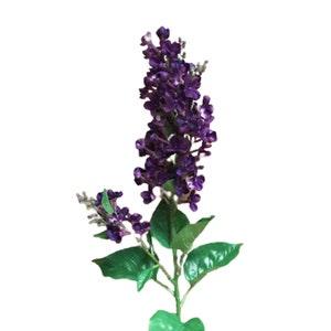 Artificial Lilac Faux Artificial Flowers Bridal Wedding Bouquet Supplies Farmhouse Decor Purple Lilac for French Country Decor Spring Home