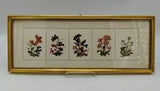 Handmade Framed Pressed Dried Flower Art Made in Tyrol Austria