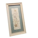 Vintage Art Framed Pressed Dried Flowers Handmade