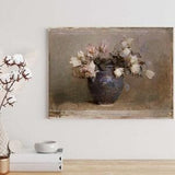 Roses Still Life Painting, Print of Vintage Oil Painting, Antique Painting of Bouquet of Flowers