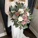 Dusty Rose Flowers, Mauve Wedding Bouquet, Pink Wedding Flowers, Custom Wedding bouquets