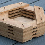 060. Salvaged Louisiana Baldcypress Wood Hanging Basket Planter for Orchids, Bromeliads, Ferns, Cacti, Other Epiphytes and Succulents