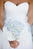 Blue and White Hydrangea Bridal Bouquet Flower Delivery