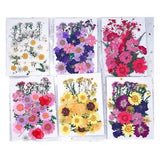 Pressed Dried Flowers Mixed UV Resin Filling Nail Art Scrapbooking DIY Crafts
