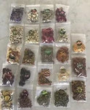 Huge Lot Bagged Mixed dried flowers & Buds for crafts, Soap Making, 23 Packages