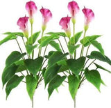 2 Plant Fake Bonsai Flowers  Indoor Outdoor Home Office Bedroom Table Decoration