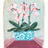 Orchid No. 3 | Fine Art Print by JoAnna Liston | Whimsical Playful Art | Orchid Painting | Floral Art | Houseplant Art
