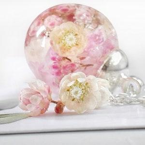 Peony, delicate necklace, pink flowers Peony Necklace, Peony Necklace 38-80 cm Choose your desired length