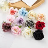 10X Artificial Roses Silk Flower Heads Party Wedding Bouquet Garland Home Decor