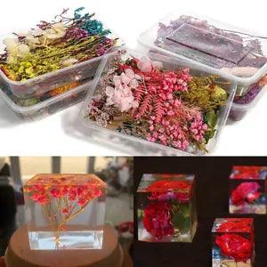 1 Box Dried Flowers Epoxy Resin Filling Crystal Scented Candle Home Art Decor