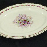 Queen's Bouquet 1940s Oval Platter 