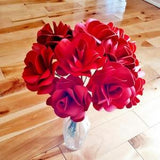 Bridal Bouquet Rose Paper Flower, Artificial Rose Centrepiece, Alternative Wedding Bouquet, Flower gift for her