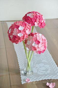 Crochet Hydrangea Flower with Free Pattern Flower Delivery