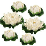 Artificial Pond Plants Decor Water Lily Flower Lotus Aquarium Fertilizer