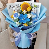 Crochet Flower Bouquet, Crochet Flowers, Christmas Gift, Crochet Bouquet, Wedding Flowers, Bridal Flowers, Graduation Gift, Crochet Flowers