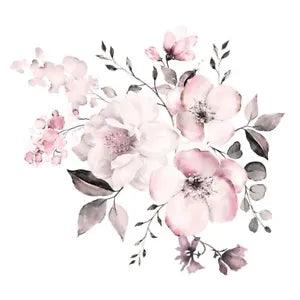 3D Large Peony Flower Art Wall Sticker For Living Room Bedroom Background Decal