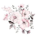 3D Large Peony Flower Art Wall Sticker For Living Room Bedroom Background Decal
