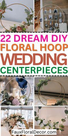22 Gorgeous Floral Hoop Centerpiece Ideas You Can DIY Easily Flower Delivery