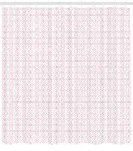 Floral Patterns Shower Curtain Fabric Decor Set with Hooks 4 Sizes