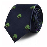 Tree Lover Environmentalist Green Thumb Tie for Him | Gift for Men | Neckties for Men | Work Colleague Going Away Gift for Him