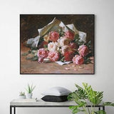 A BOUQUET OF ROSES-Abbott Fuller Graves,office Decor,American Impressionist,canvas wall art,famous art prints,giclee print in various sizes