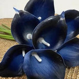 10 real touch calla lilies