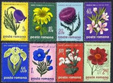 1970 Iris,Sage,Adonis,Thistle,Almond,Peony,Flax,Steppe Flower,Romania,M.2824,MNH