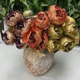 Silk Artificial Peony Flower Bouquet Fake Wedding Room Home Party Decoration New