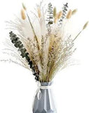 Natural Dried Flower Bouquet 17" Dried Flowers for Decoration Dried Floral Arran