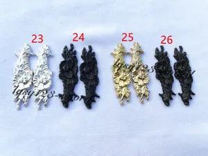 Alloy  Peony Flower Menuki For Japanese Samurai Sword Katana& Wakizashi&Tanto