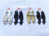 Alloy  Peony Flower Menuki For Japanese Samurai Sword Katana& Wakizashi&Tanto