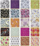 Ambesonne Romantic Floral Microfiber Fabric by The Yard for Arts and Crafts